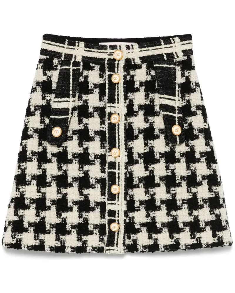 Valentino Garavani Minirock aus Tweed - Weiß Weiß