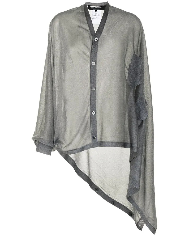 Junya Watanabe Fein gestrickter Cardigan - Grau Grau