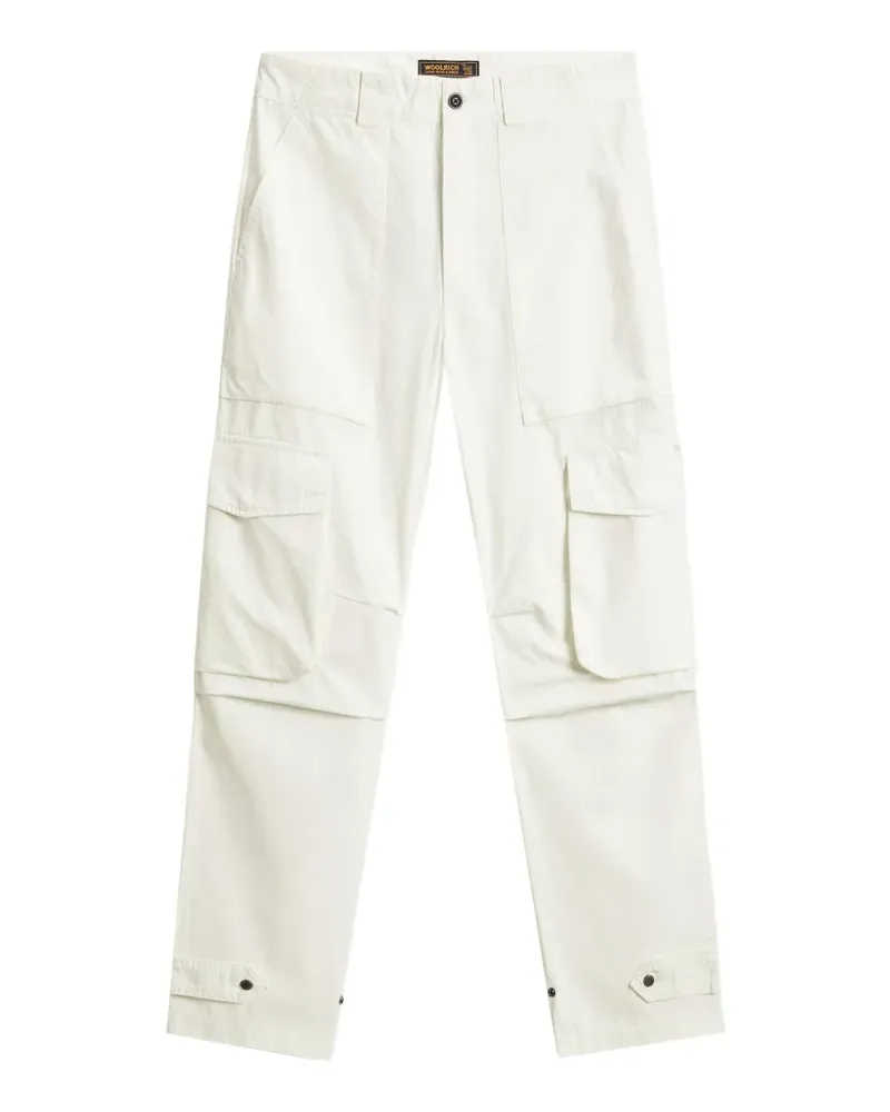 Woolrich Gerade Ripstop-Cargohose - Weiß Weiß
