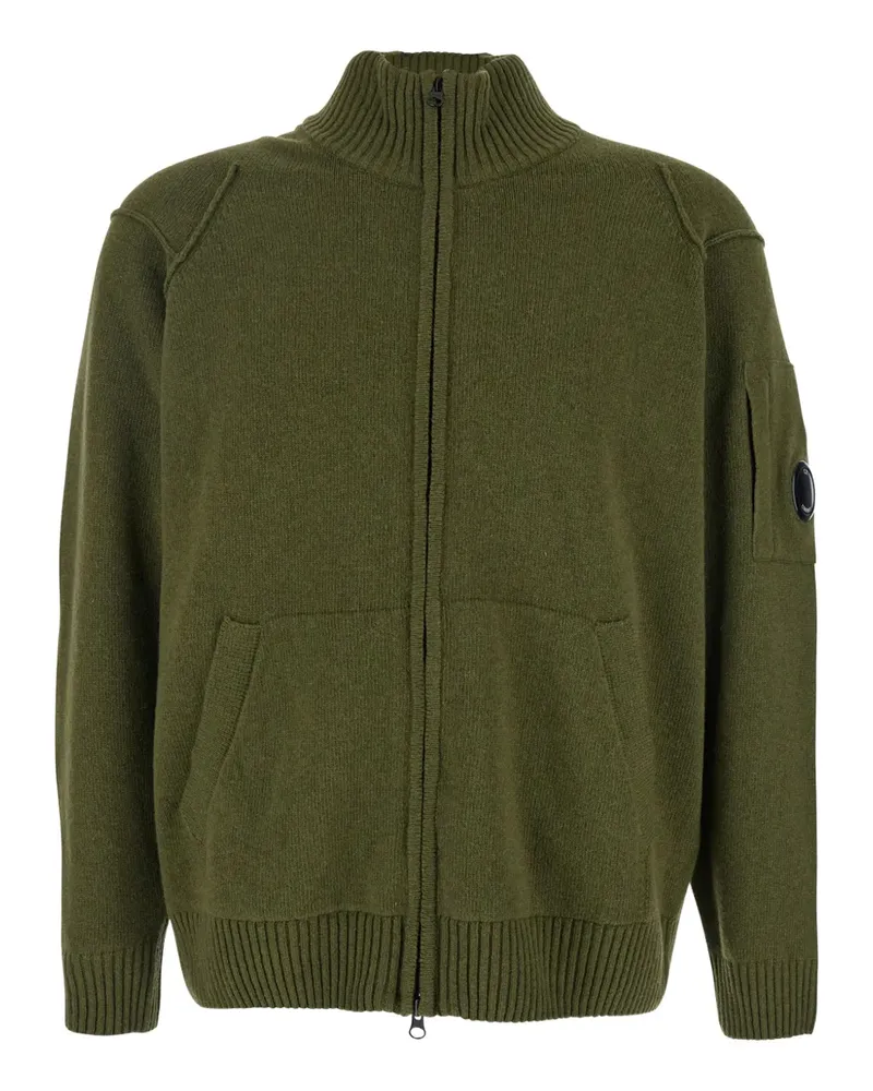 C.P. Company wool-blend zip-up cardigan - Grün Grün