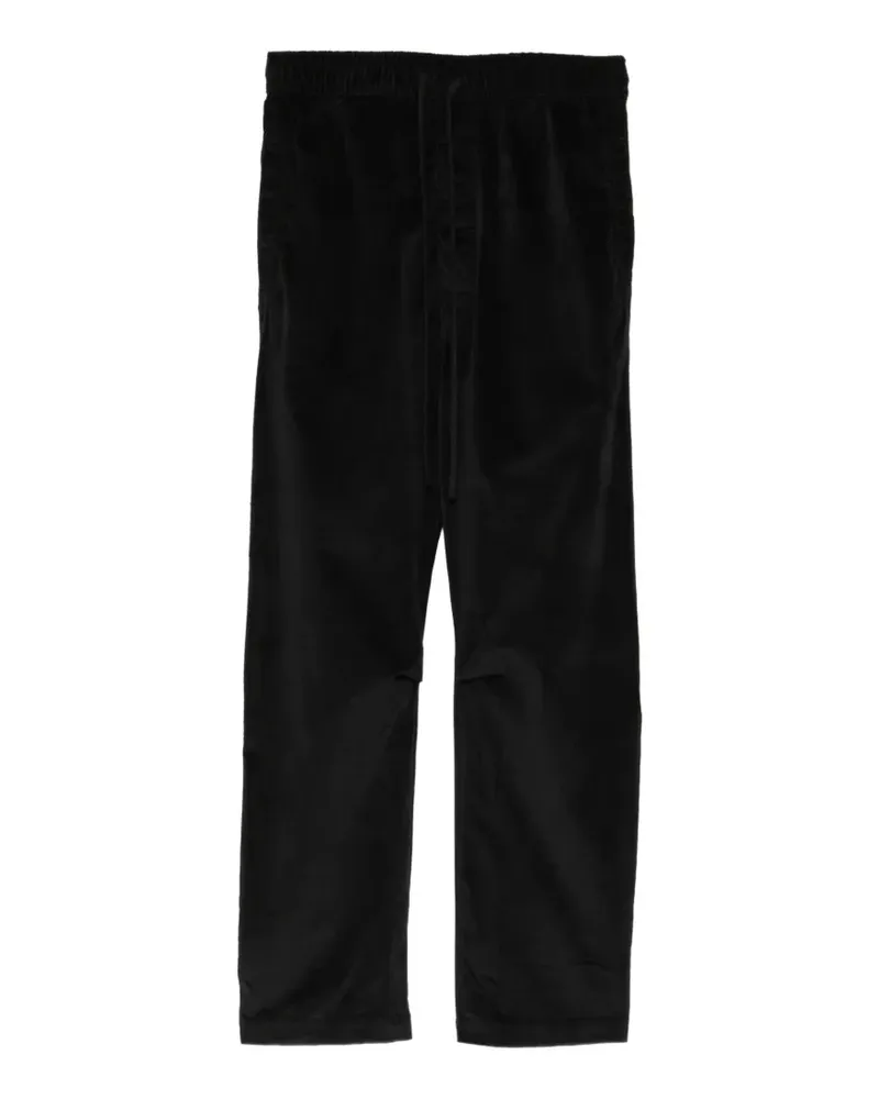 THOM KROM corduroy drawstring track pants - Schwarz Schwarz