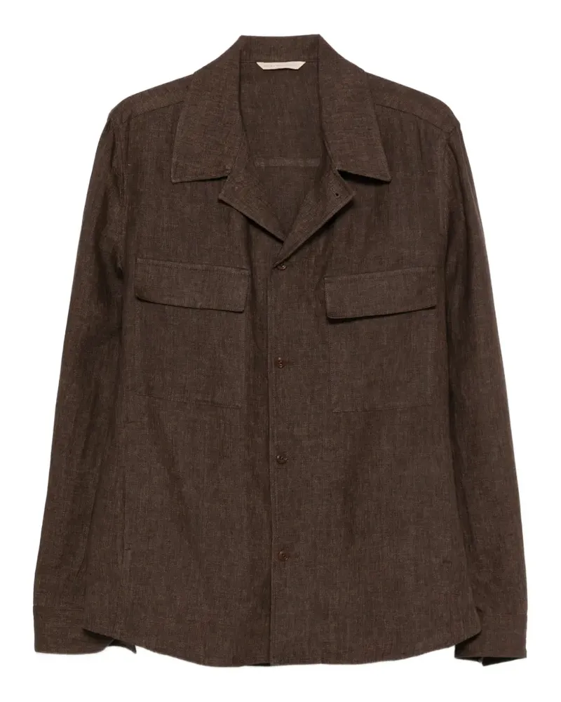 Briglia 1949 linen shirt - Braun Braun