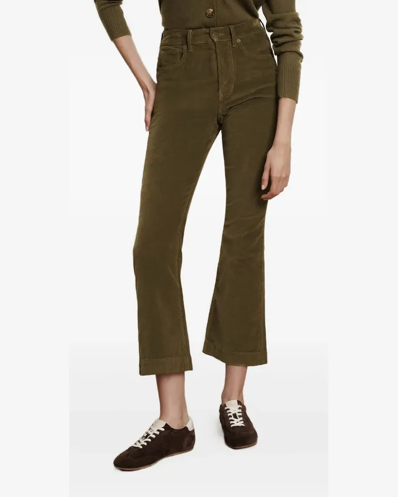 Veronica Beard Carson corduroy flared jeans - Grün Grün