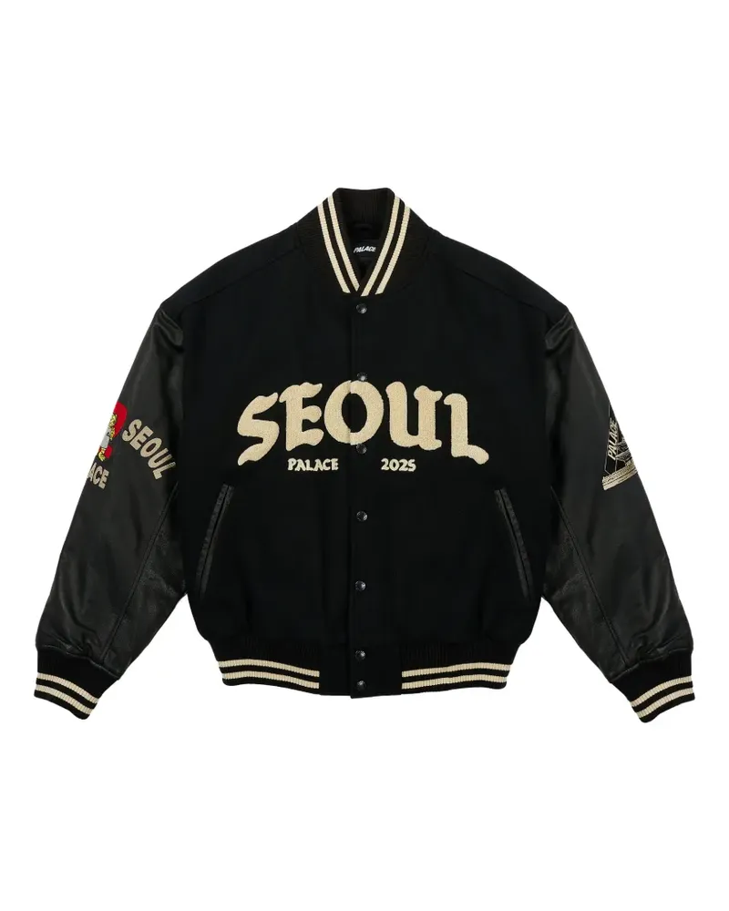 PALACE Seoul 2 Seoul Collegejacke - Schwarz Schwarz