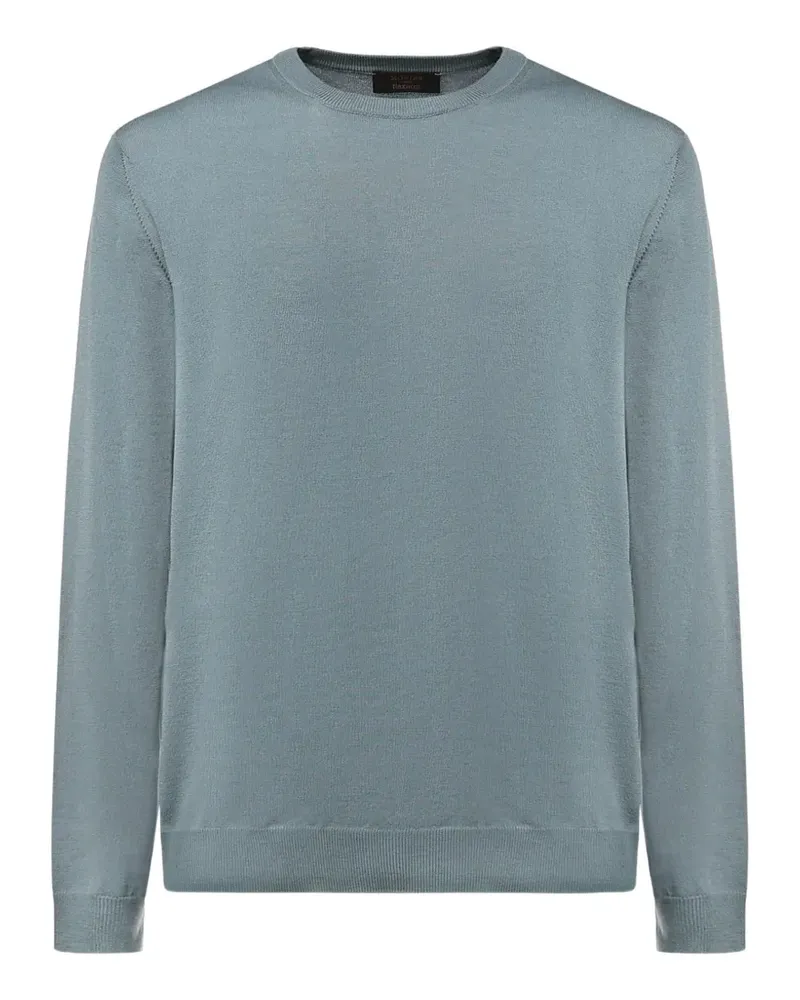 Zanone Flexwool Oberteil mit rundem Ausschnitt - Blau Blau