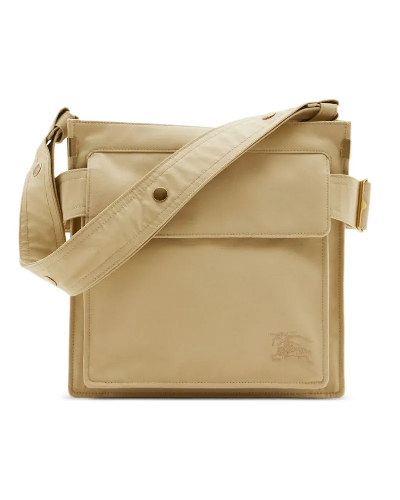 Burberry Trench Kuriertasche mit Logo-Stickerei - Nude Nude