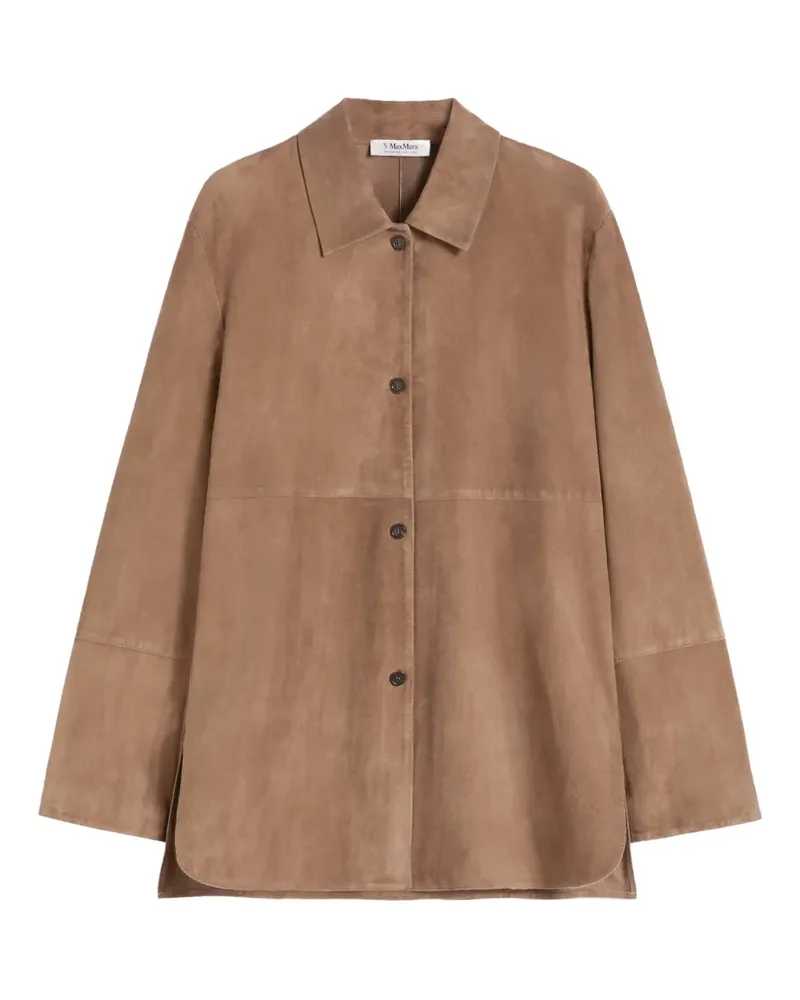 Max Mara Estate Jacke aus Wildleder - Braun Braun