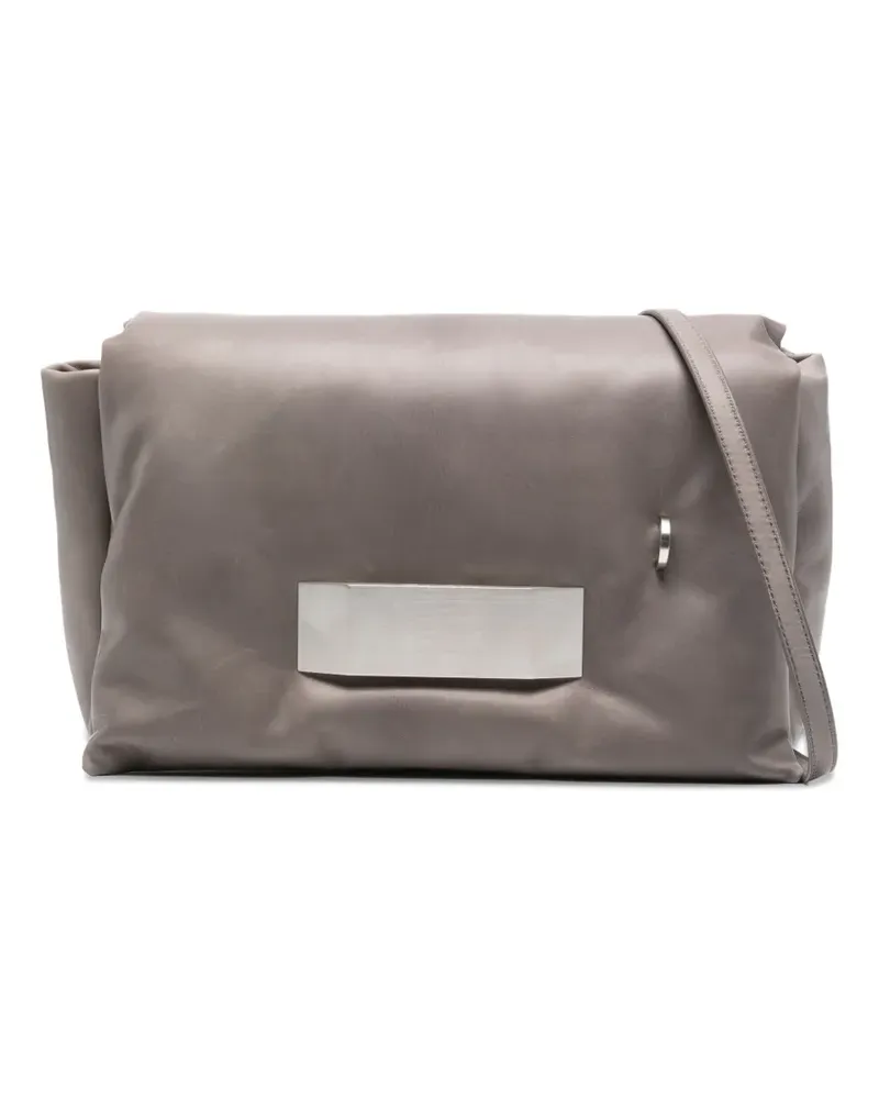 Rick Owens Große Pillow Griffin Satchel-Tasche - Grau Grau