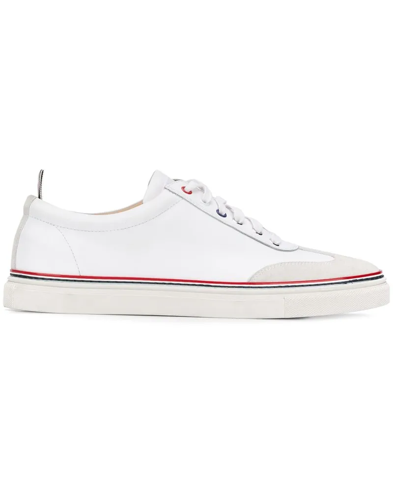 Thom Browne Sneakers Mit Gummisohle Weiß