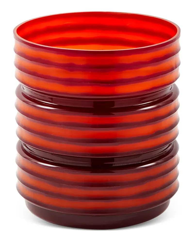POLSPOTTEN Große Layer Vase (28cm) - Rot Rot