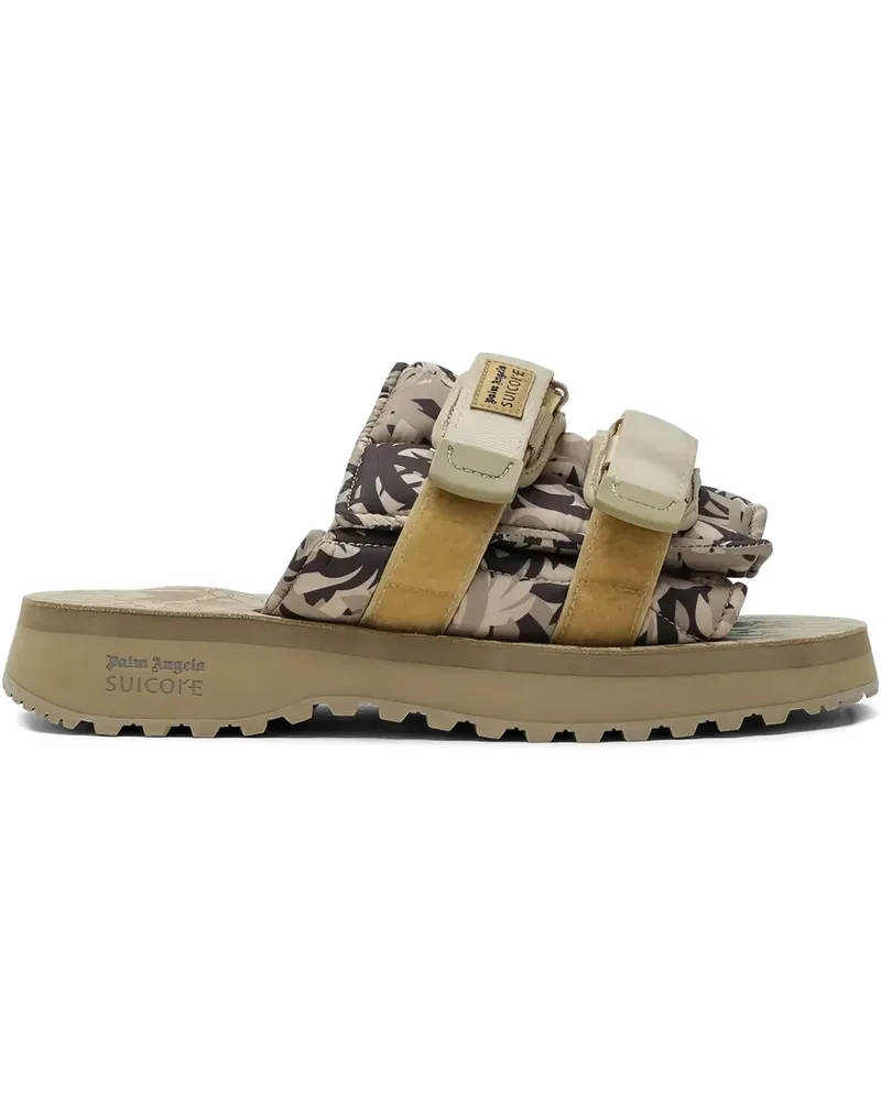 Palm Angels x Suicoke Moto-P Sandalen mit Klettverschluss - Grün Grün