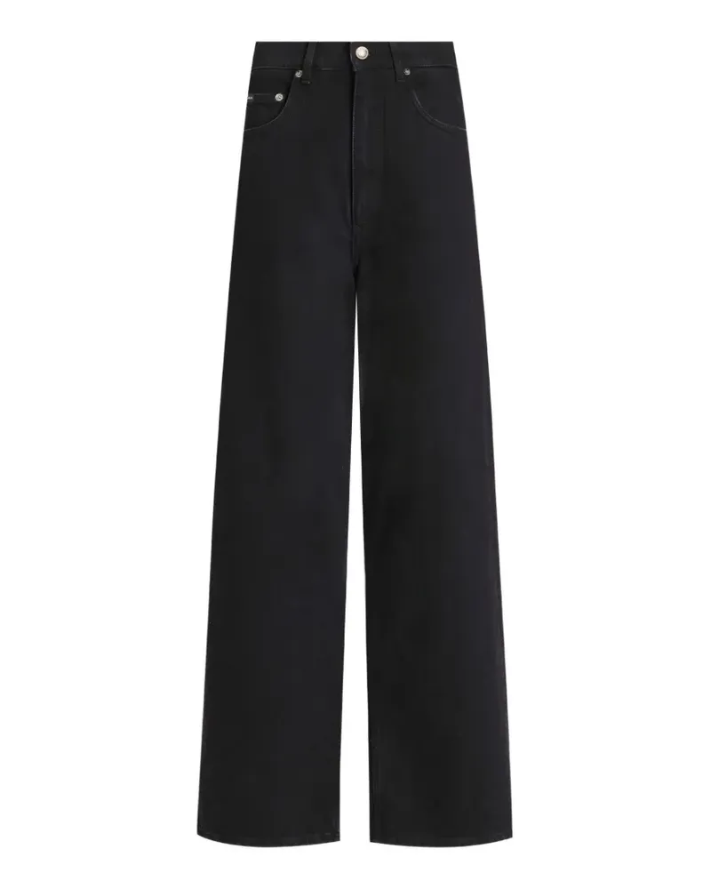 Dolce & Gabbana Weite Jeans im Five-Pocket-Design - Schwarz Schwarz