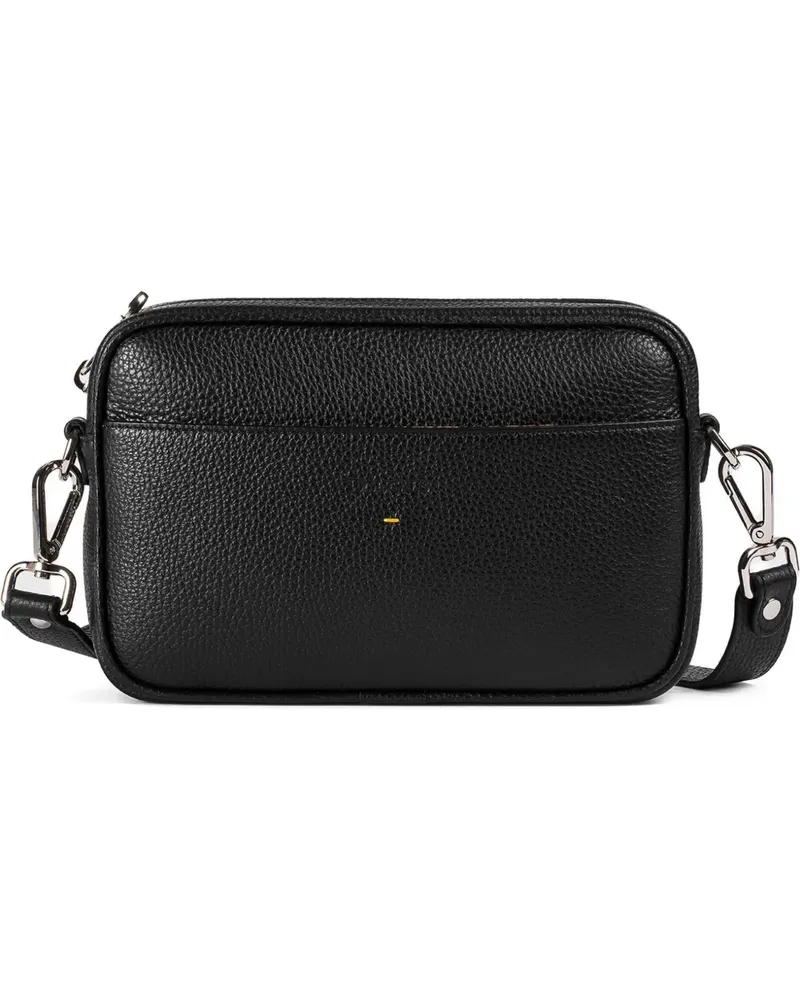Doucal´s Kuriertasche aus Leder - Schwarz Schwarz