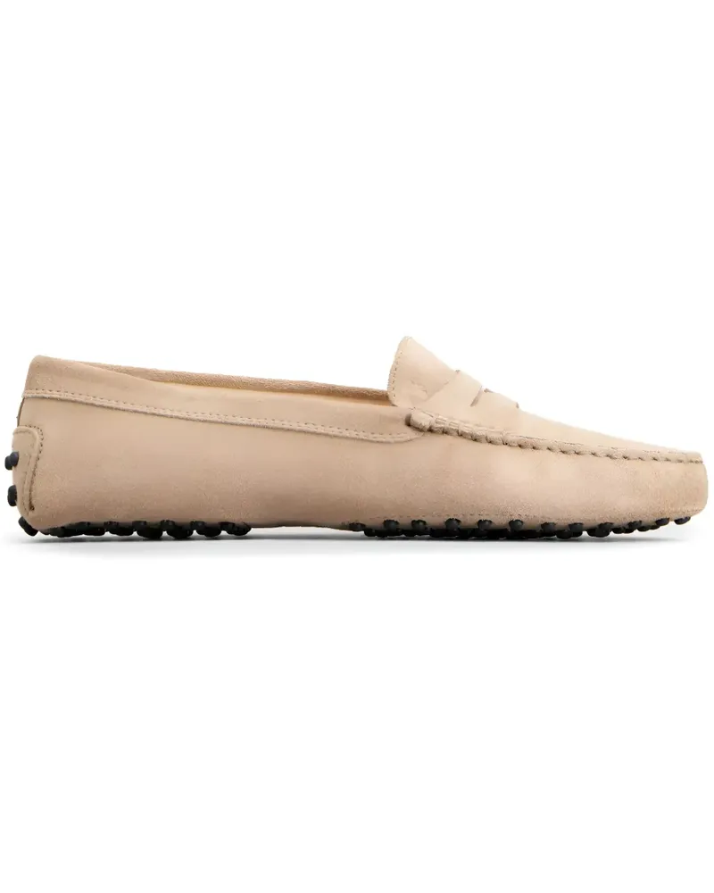 TOD'S suede penny loafers - Nude Nude
