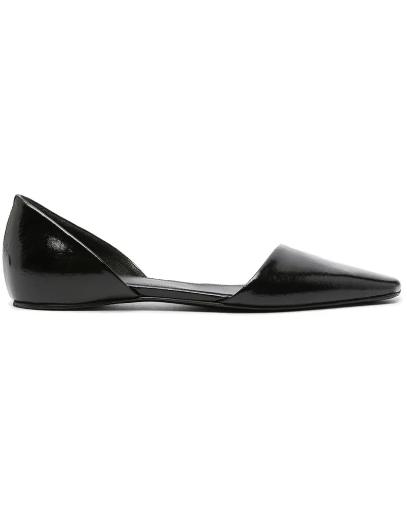 Totême The Asymmetric d'Orsay Ballerinas - Schwarz Schwarz