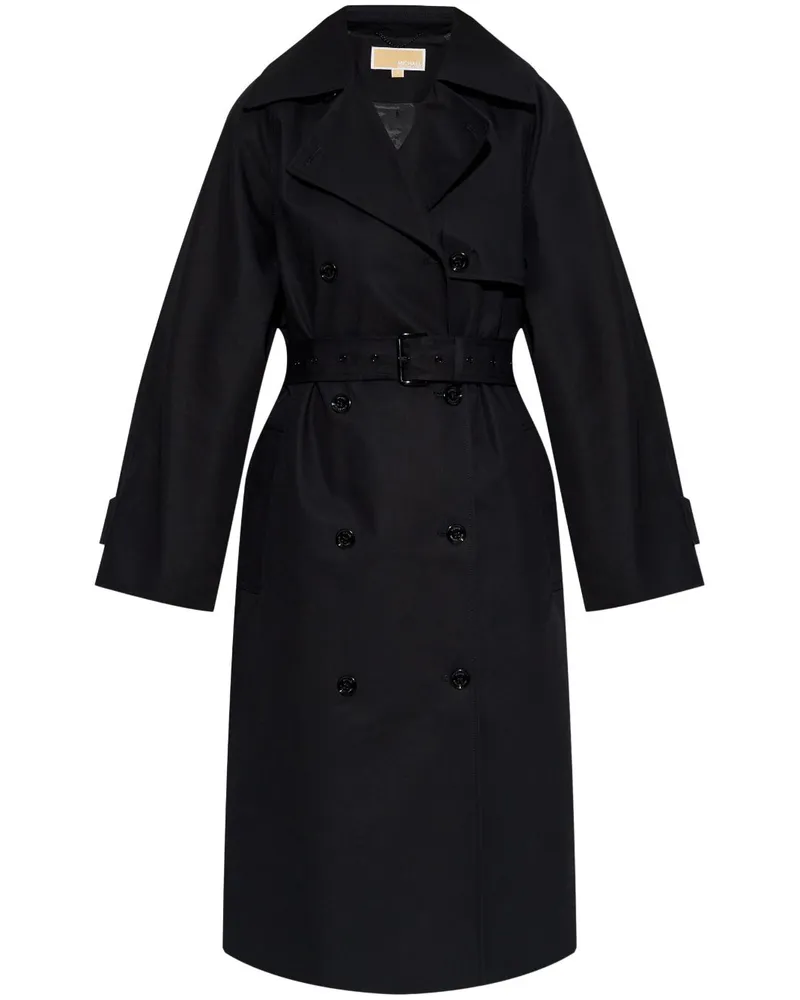 Michael Kors Trenchcoat mit Gürtel - Schwarz Schwarz