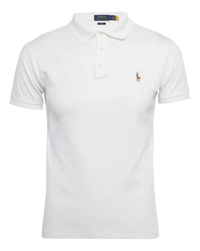 Ralph Lauren Poloshirt mit Logo-Stickerei - Weiß Weiß