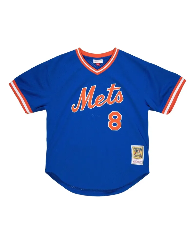 Mitchell & Ness MLB Mets 1986 Gary Carter T-Shirt - Blau Blau