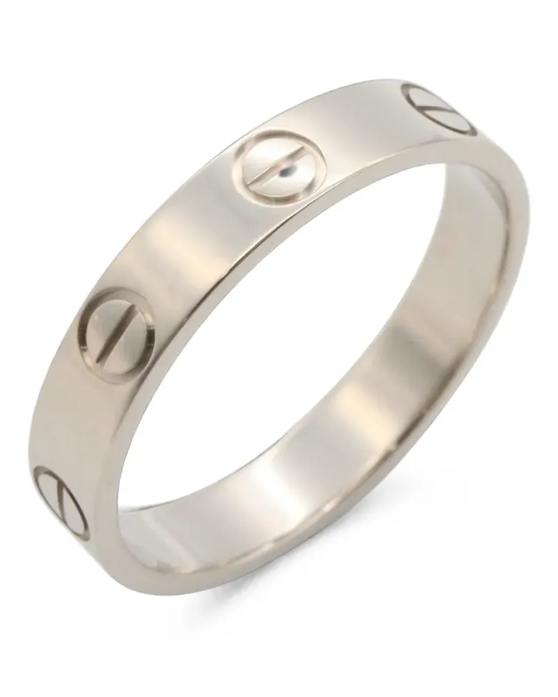 Cartier 2010s mini Love Ring - Silber Silber