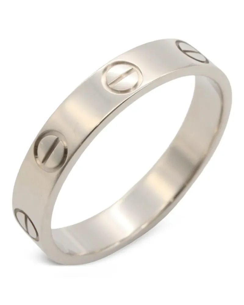 Cartier 2010s mini Love Ring - Silber Silber