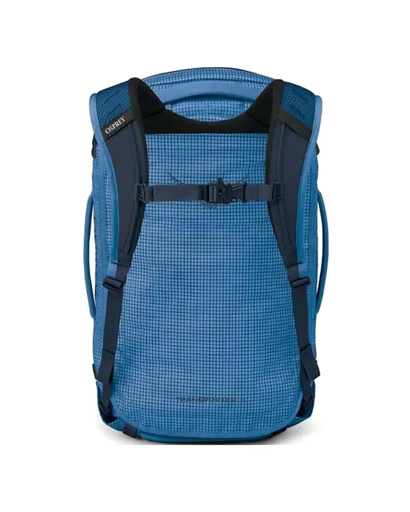 Osprey Transporter grid-pattern backpack - Blau Blau