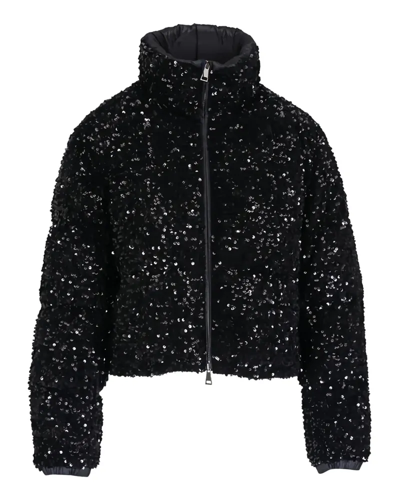 Moncler Jacke mit Pailletten - Schwarz Schwarz