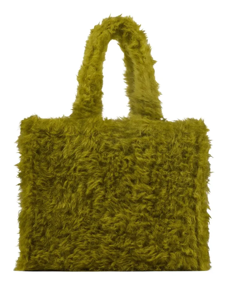 Camper Tote Bag aus Plüsch - Grün Grün