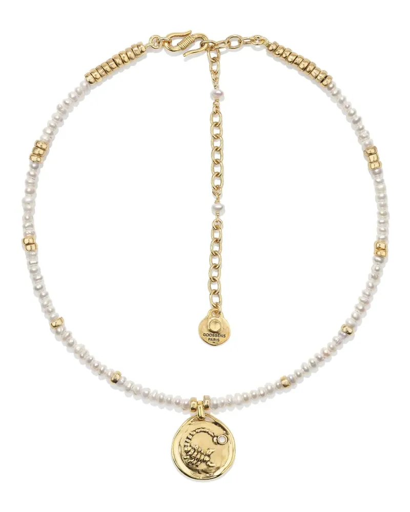 Goossens Paris Astro Scorpio Pearls Halskette - Gold Gold