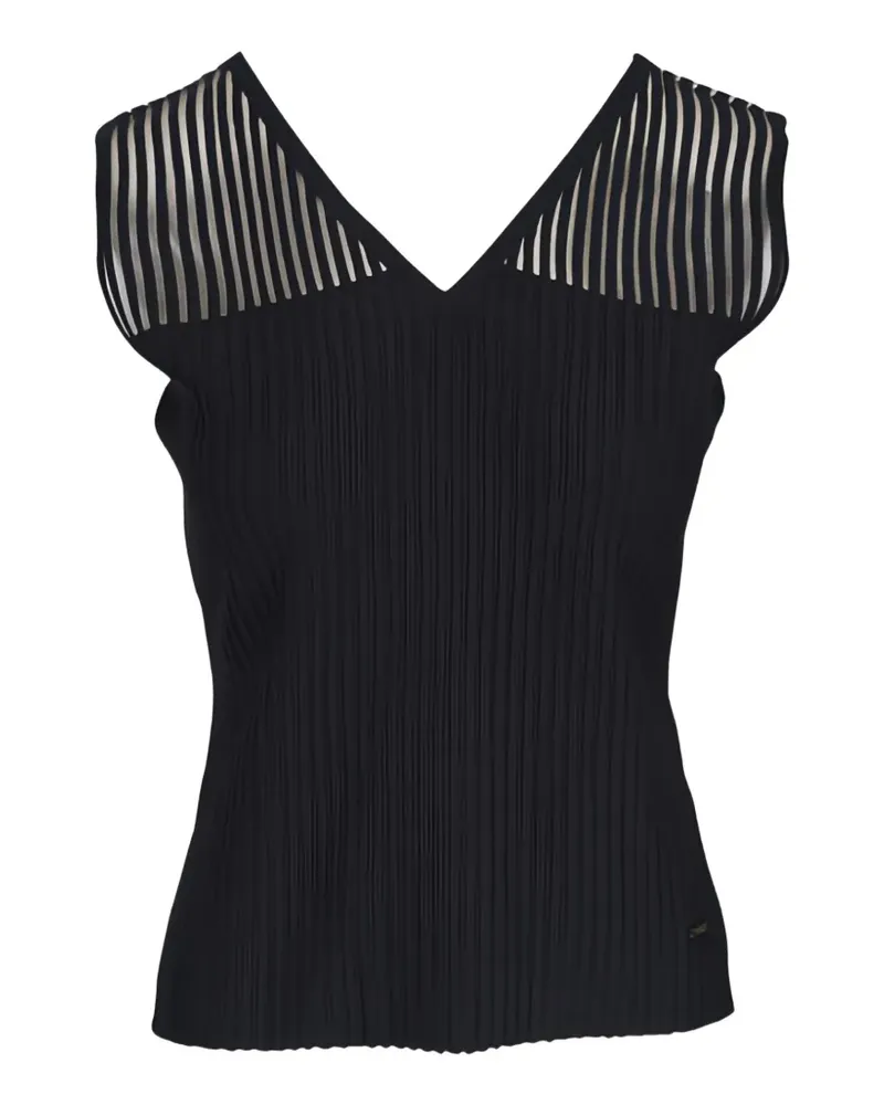 Akris semi-sheer top - Schwarz Schwarz