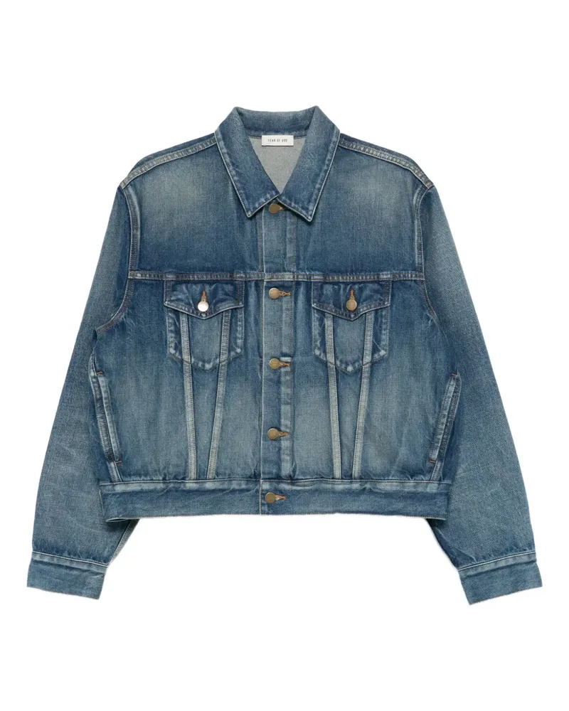 Fear of God Klassische Jeansjacke - Blau Blau
