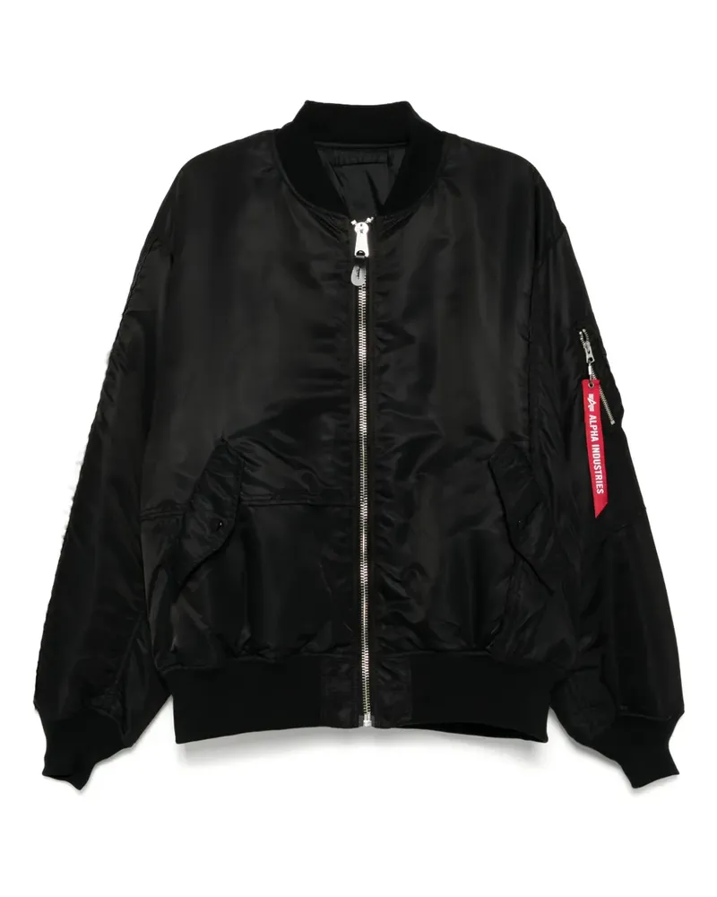 Mastermind World x Alpha Industries MA-1 Jacke - Schwarz Schwarz