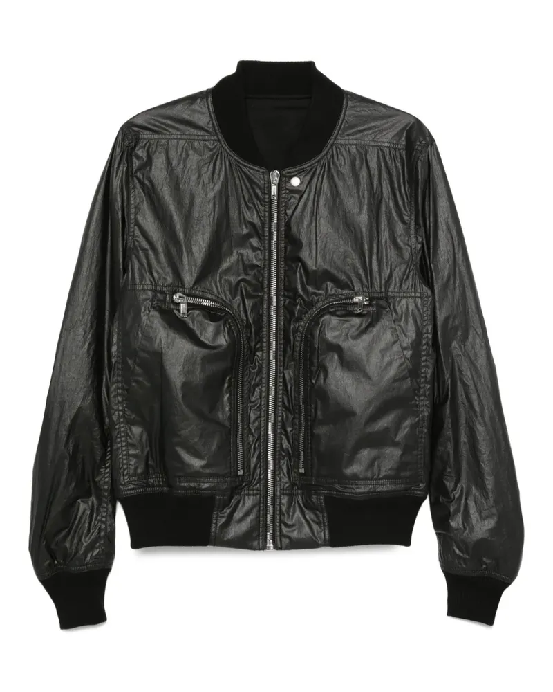 Rick Owens Bomberjacke mit Reißverschluss - Schwarz Schwarz