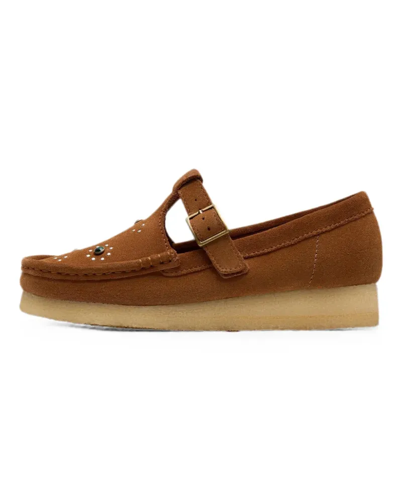 Clarks Wallabee T-bar loafers - Braun Braun