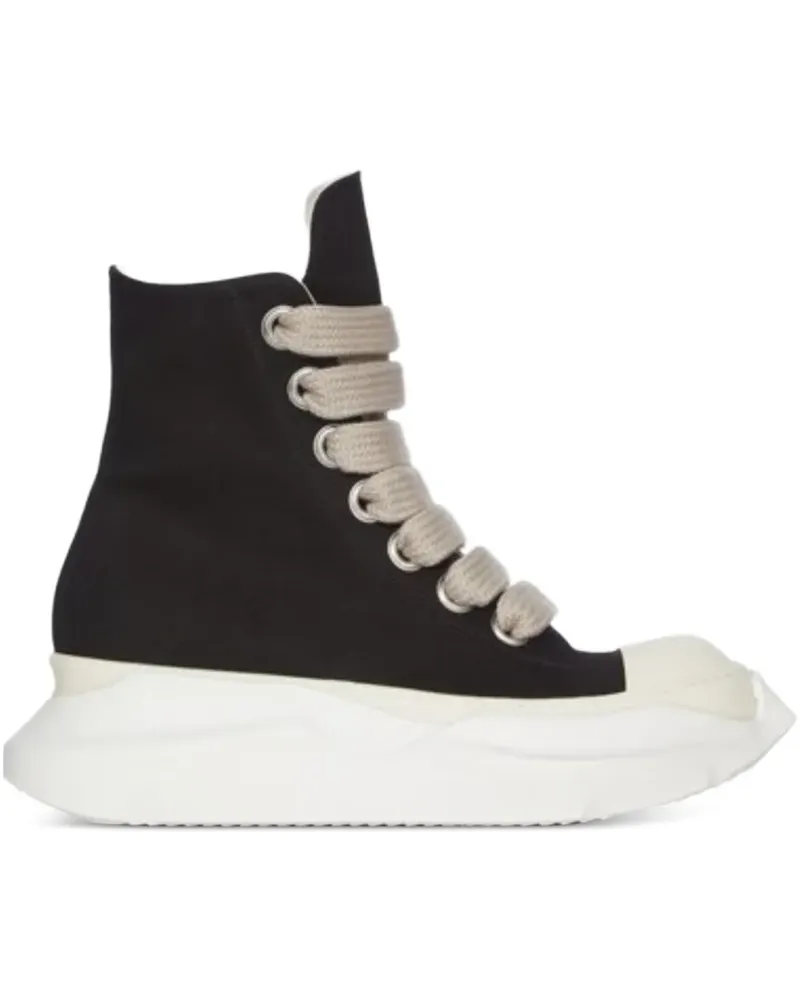 DRKSHDW by Rick Owens Concordians Jumbolace Abstract Eyelet Sneakers - Schwarz Schwarz