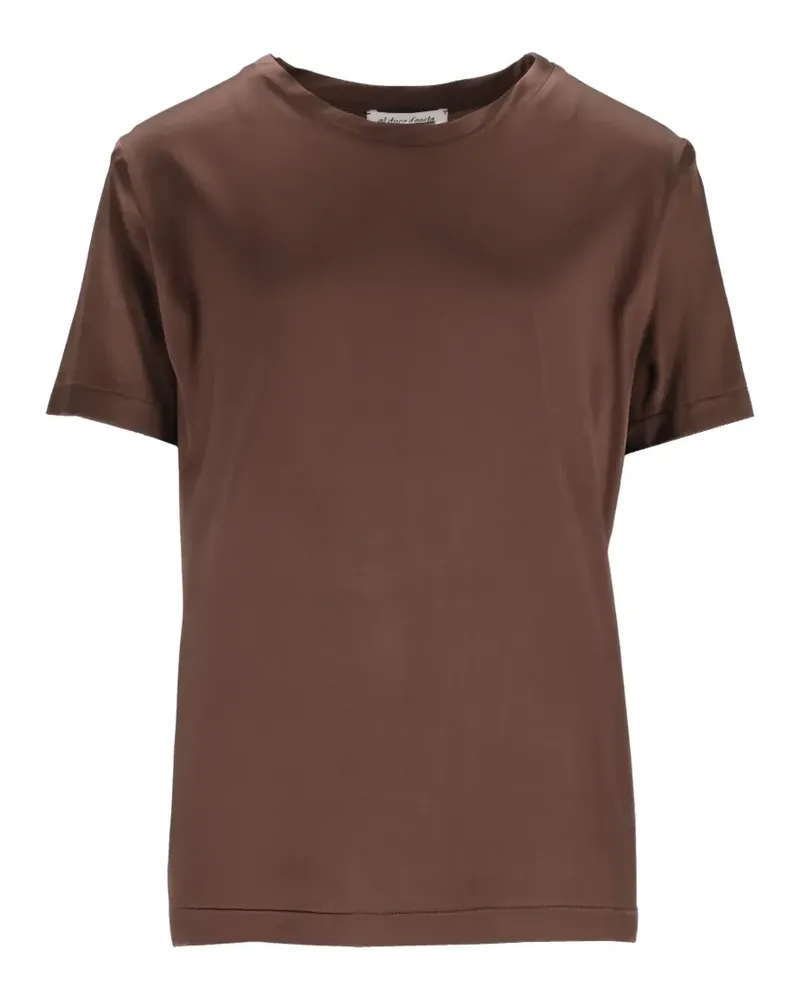 Al Duca D’Aosta 1902 T-Shirt mit rundem Ausschnitt - Braun Braun