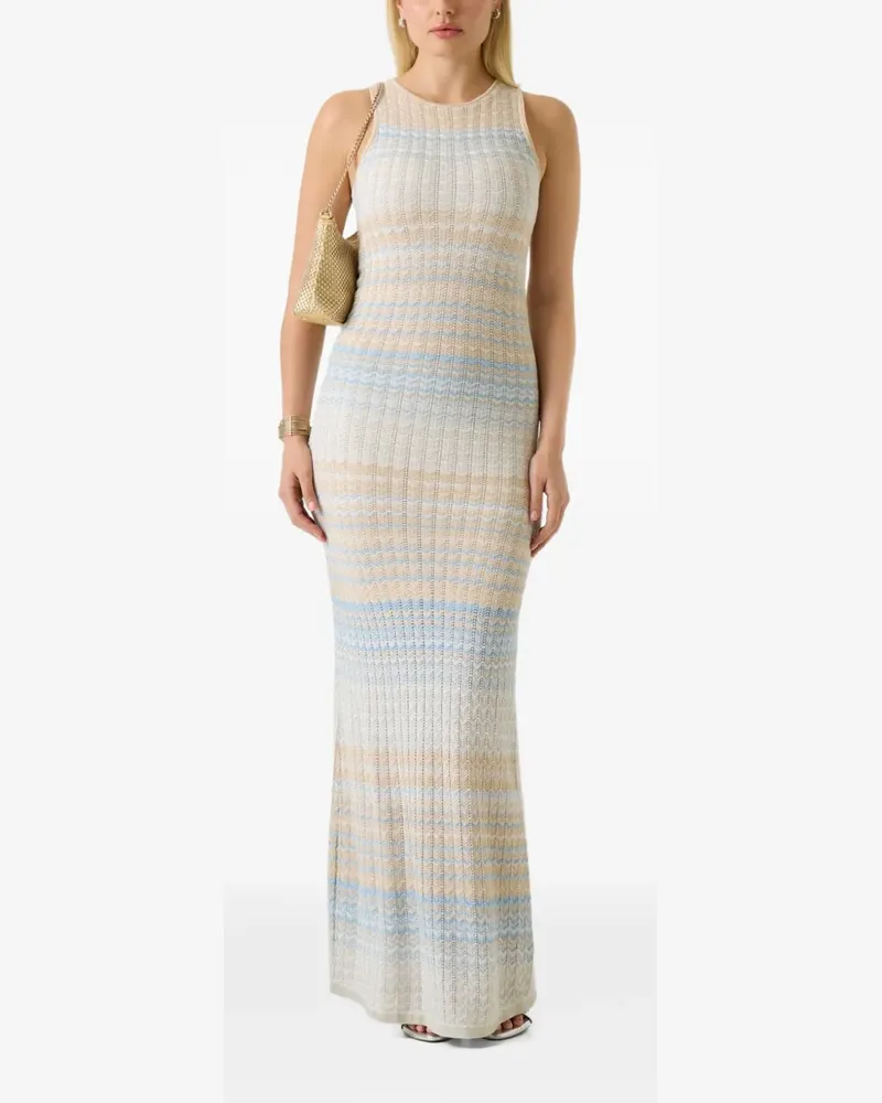 Guess Langes Strickkleid - Nude Nude