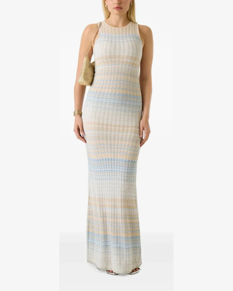 Guess Langes Strickkleid - Nude Nude