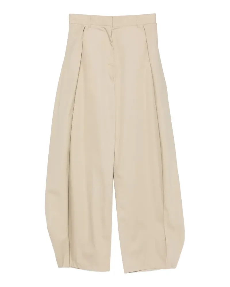 Loewe draped palazzo pants - Nude Nude