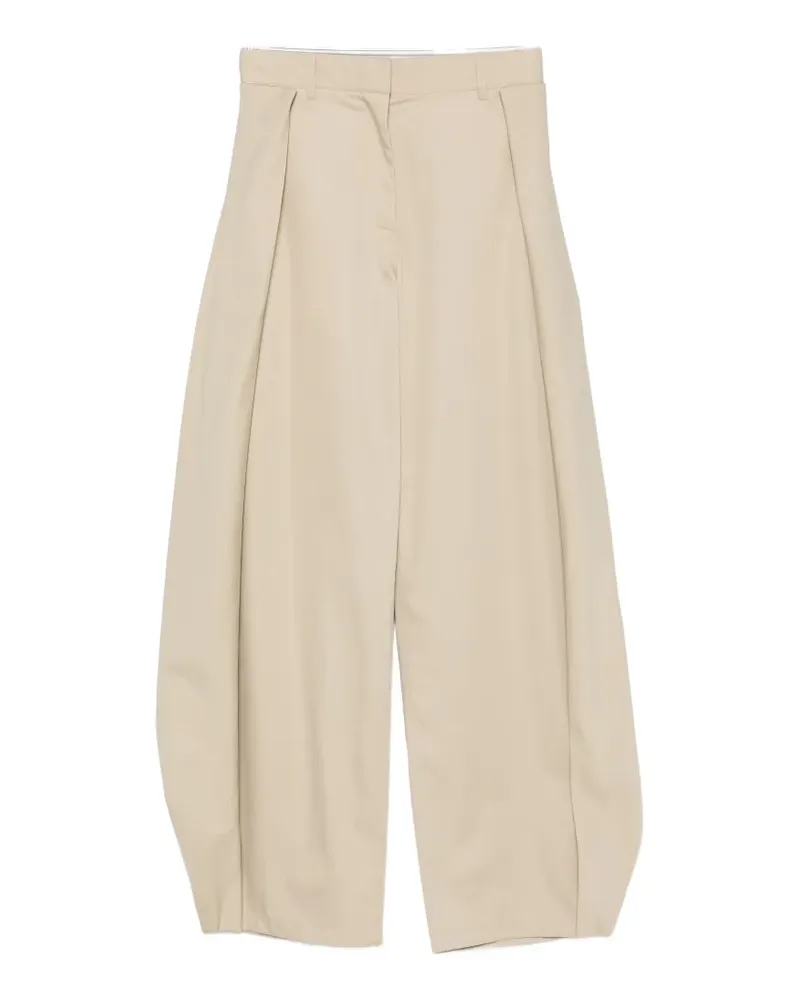 Loewe draped palazzo pants - Nude Nude