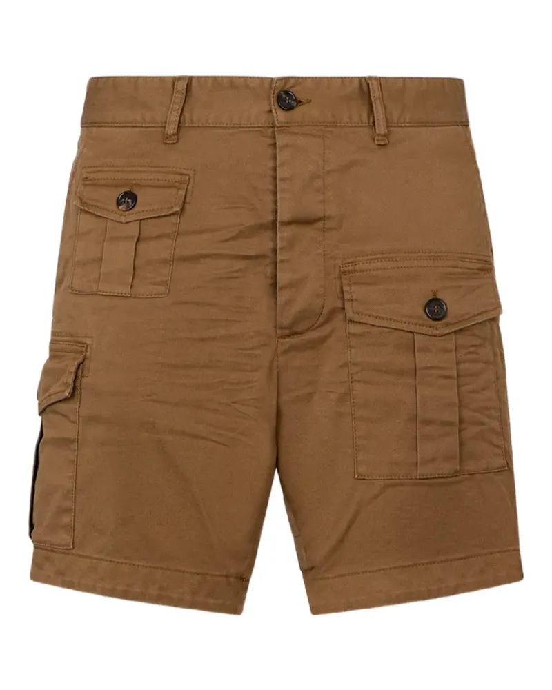 Dsquared2 Cargo-Shorts mit Knopfverschluss - Braun Braun