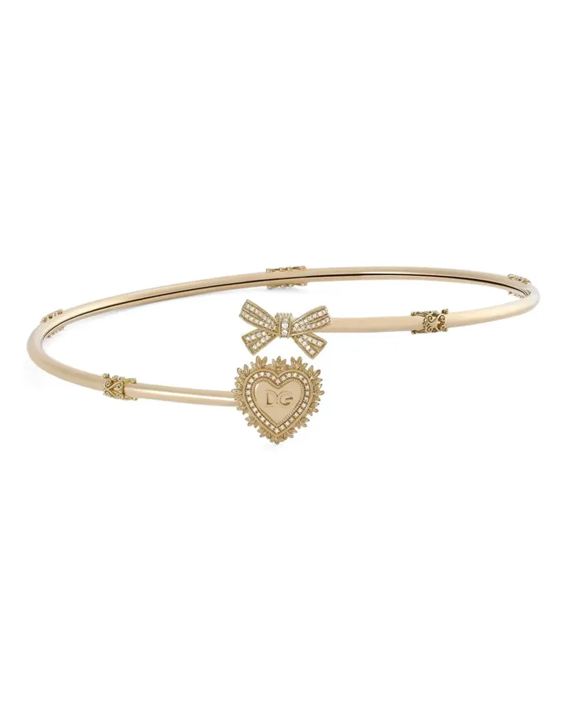 Dolce & Gabbana Devotion Halskette 18kt Gelbgold Gold