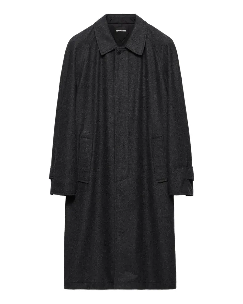 Prada Re-Wool Mantel - Grau Grau