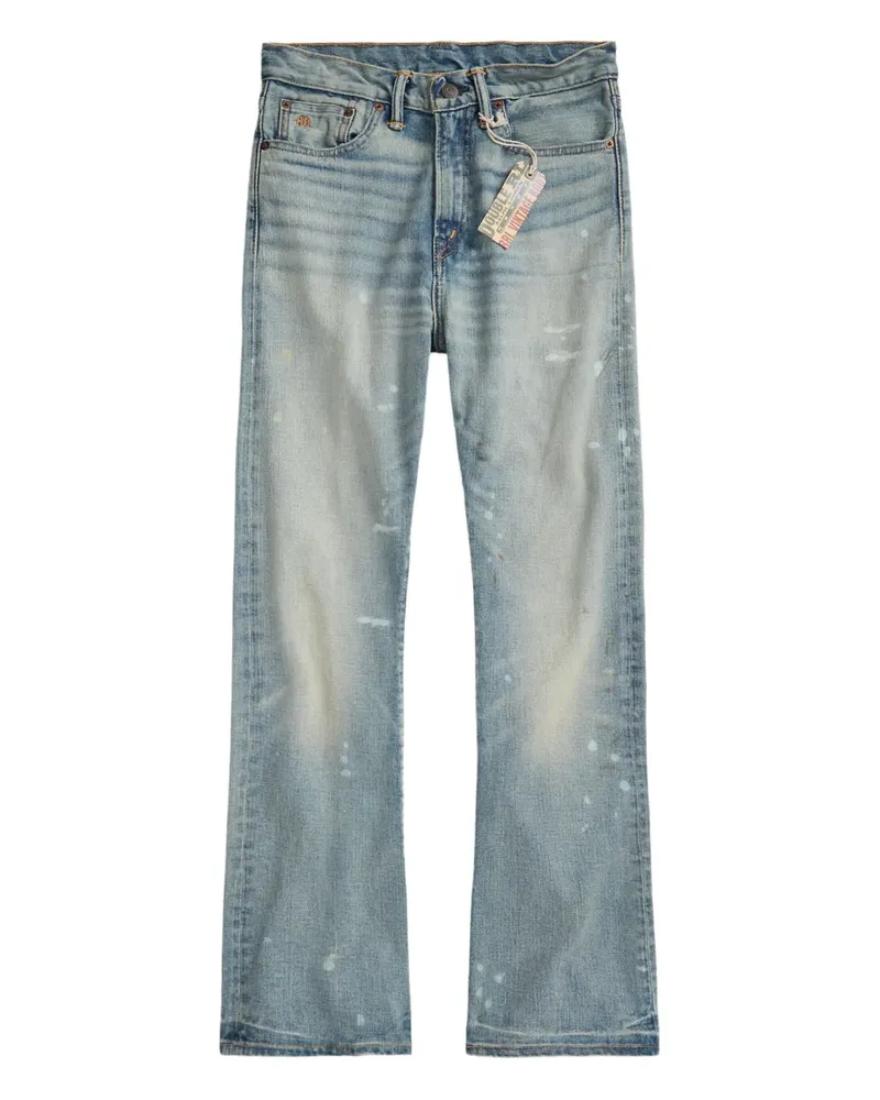 Ralph Lauren Ausgeblichene Straight-Leg-Jeans - Blau Blau