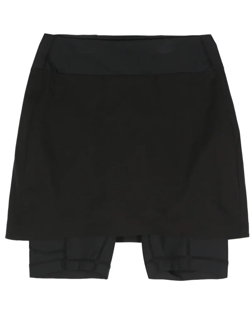 Post Archive Faction Rock im Layering-Look - Schwarz Schwarz