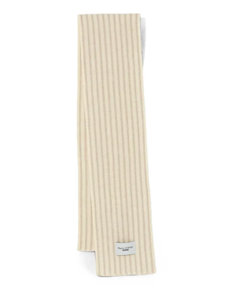 Marc O'Polo striped scarf - Nude Nude
