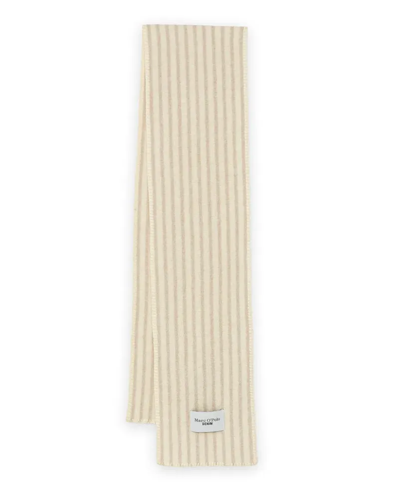 Marc O'Polo striped scarf - Nude Nude