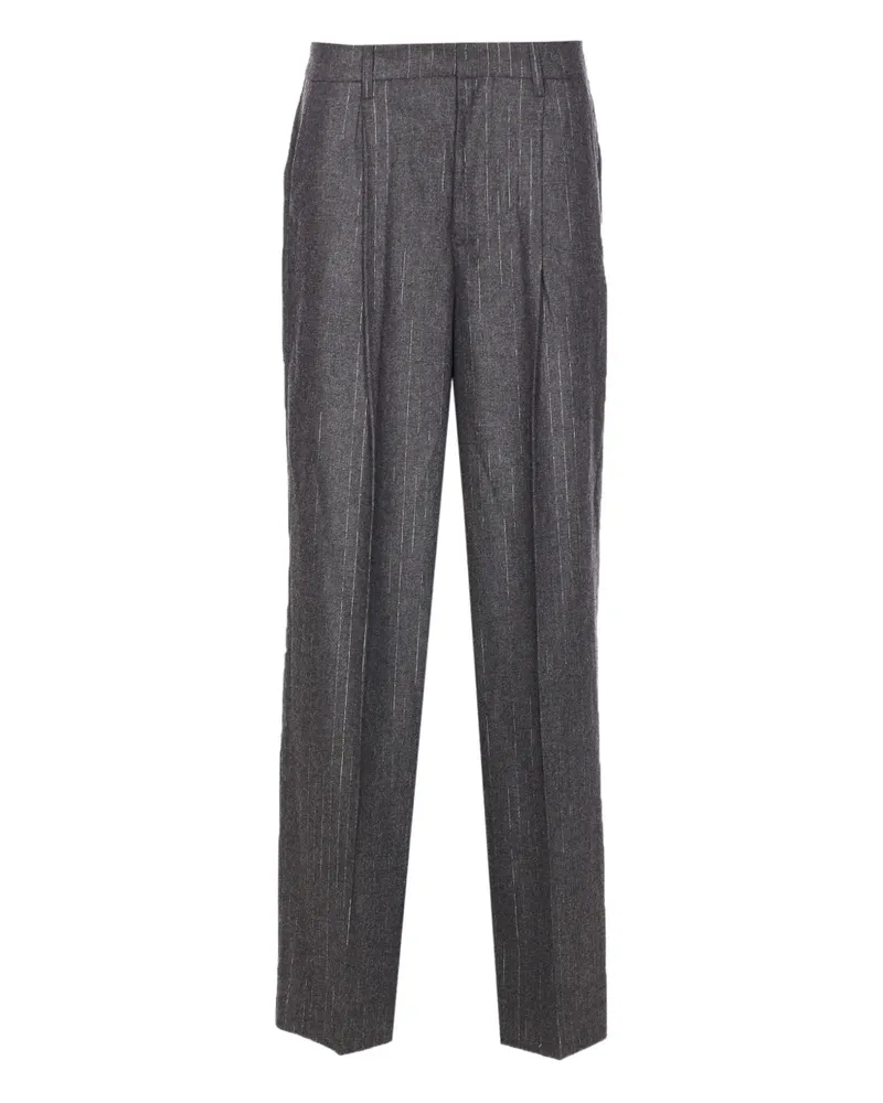 Zadig & Voltaire Bundfaltenhose mit Nadelstreifen - Grau Grau