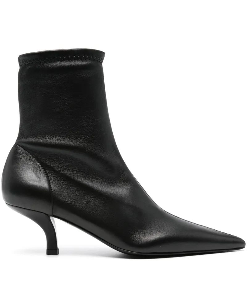 Totême The Heeled Sock-Boots 55mm - Schwarz Schwarz