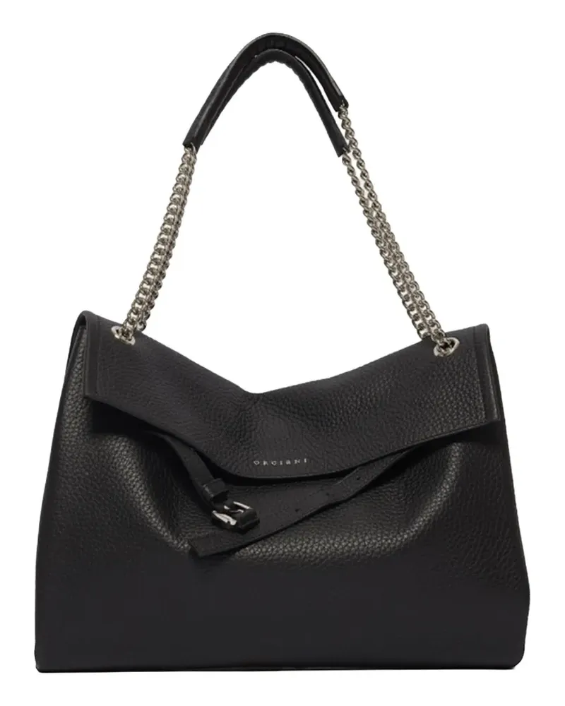 Orciani medium Venus Soft leather tote bag - Schwarz Schwarz