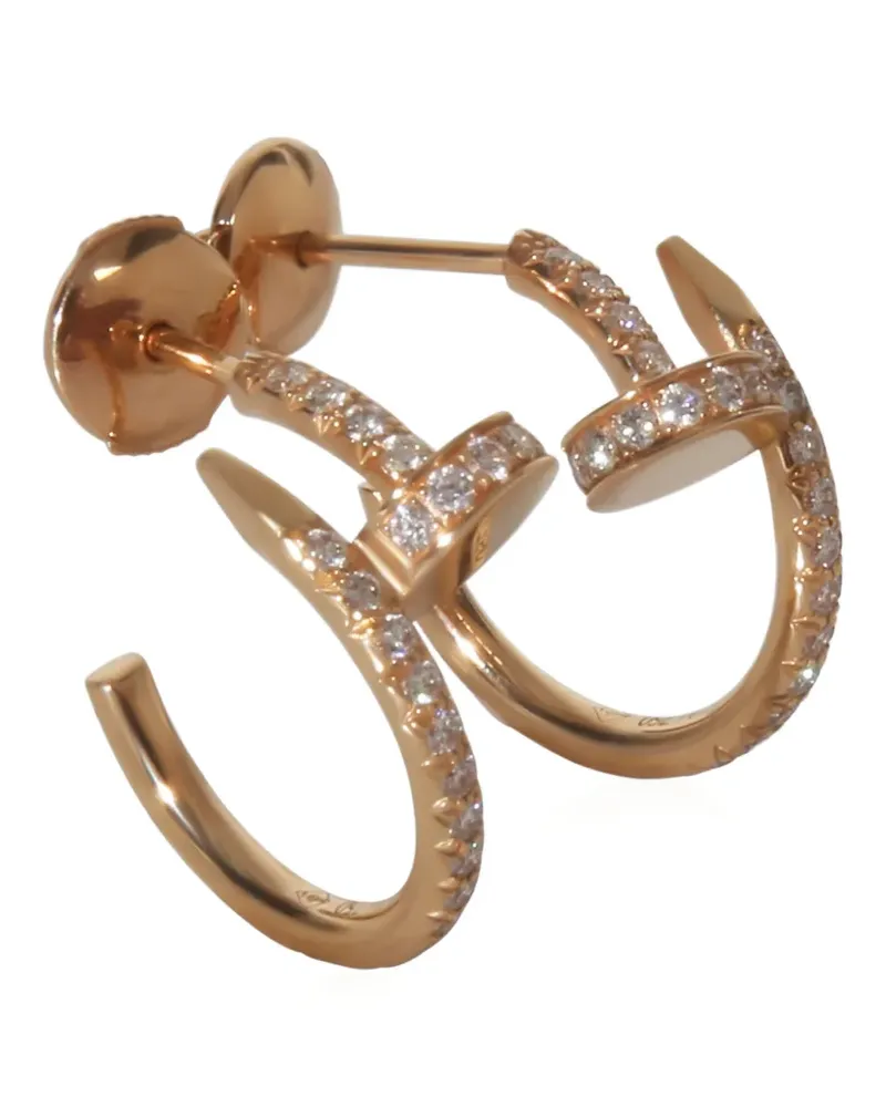 Cartier small Juste Un Clou diamond earrings - Rosa Rosa